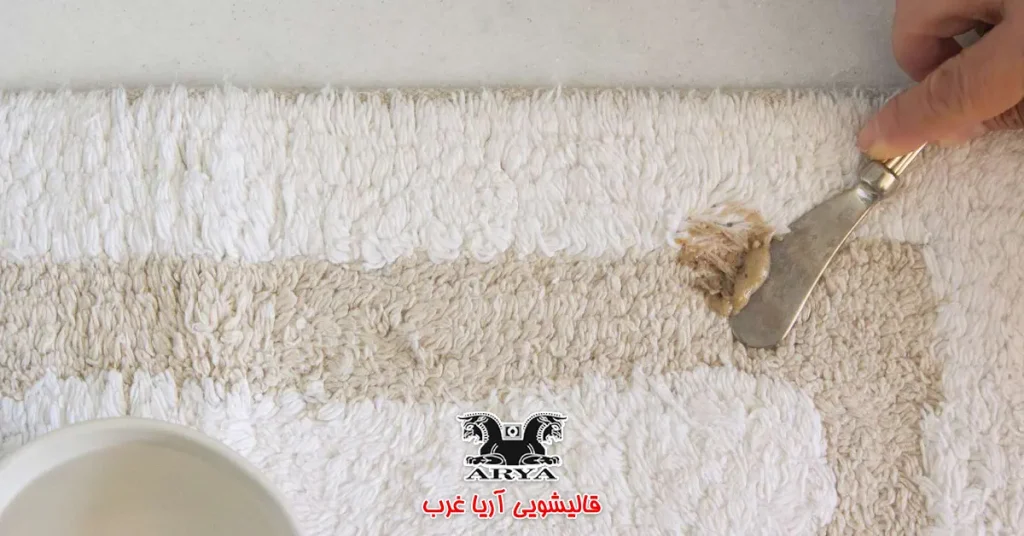 پاک کردن لکه رنگ مو از روی فرش