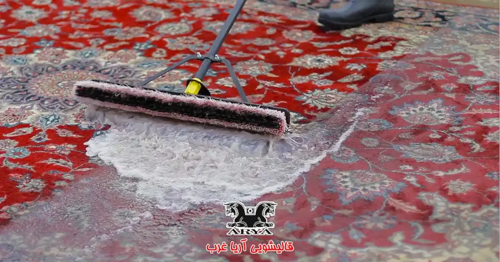 در مورد آسیب‌ها و لکه‌های فرشتان به کارشناسان توضیح دهید